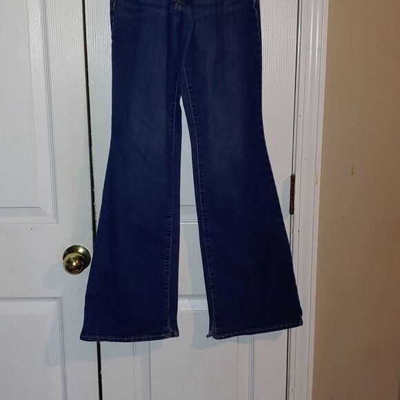 Old Navy Maternity Slim Boot Cut full panel  jeans  Sz 8 - Picture 2 of 8